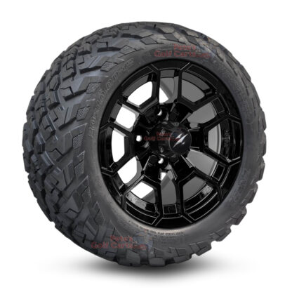 12-inch-talon-gloss-black-golf-cart-wheels-and-20x10-12-ironclad-all-terrain-tires-combo-ezgo-clubcar-yamaha-petesgolfcarts-BNDL-TR1216-WH1272