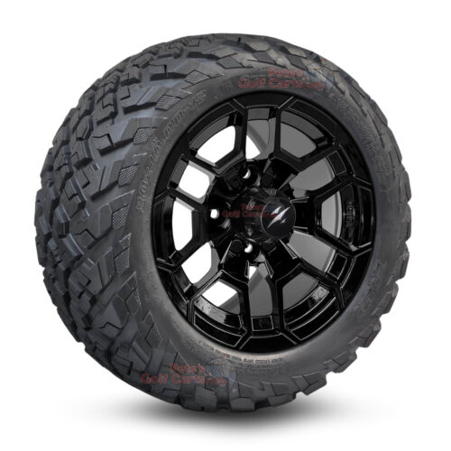 12-inch-talon-gloss-black-golf-cart-wheels-and-20x10-12-ironclad-all-terrain-tires-combo-ezgo-clubcar-yamaha-petesgolfcarts-BNDL-TR1216-WH1272