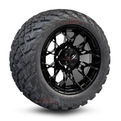 12-inch-tarantula-gloss-black-golf-cart-wheels-and-20x10-12-ironclad-all-terrain-tires-combo-ezgo-clubcar-yamaha-petesgolfcarts-BNDL-TR1216-WH1274
