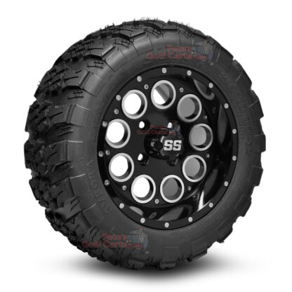 12-inch-pioneer-gloss-black-golf-cart-wheels-and-20x10-12-aurora-all-terrain-tires-combo-ezgo-clubcar-yamaha-petesgolfcarts-BNDL-TR1282-WH1224