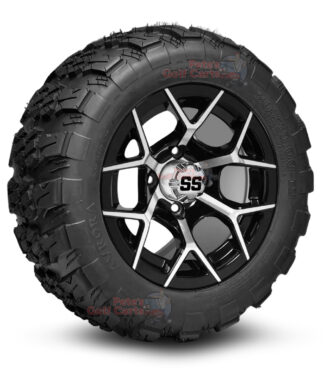12-inch-rally-black-machined-golf-cart-wheels-and-20-10-12-aurora-all-terrain-tires-combo-ezgo-clubcar-yamaha-petesgolfcarts-BNDL-TR1282-WH1226