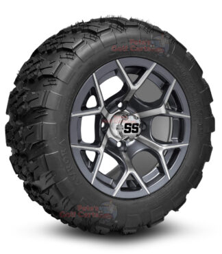12-inch-rally-gunmetal-golf-cart-wheels-and-20x10-12-aurora-all-terrain-tires-combo-ezgo-clubcar-yamaha-petesgolfcarts-BNDL-TR1282-WH1229