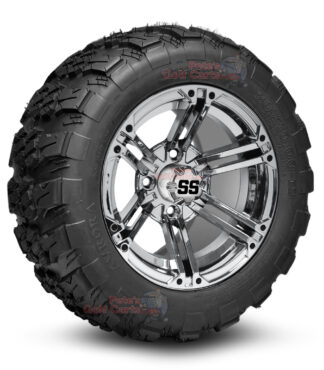 12-inch-terminator-chrome-golf-cart-wheels-and-20x10-12-aurora-all-terrain-tires-combo-ezgo-clubcar-yamaha-petesgolfcarts-BNDL-TR1282-WH1237