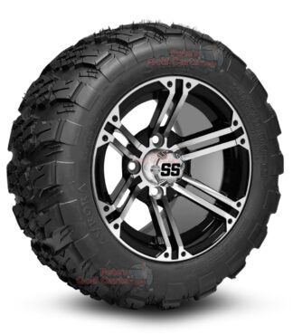 12-inch-terminator-black-machined-golf-cart-wheels-and-20-10-12-aurora-all-terrain-tires-combo-ezgo-clubcar-yamaha-petesgolfcarts-BNDL-TR1282-WH1239