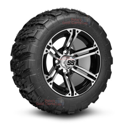 12-inch-terminator-black-machined-golf-cart-wheels-and-20-10-12-aurora-all-terrain-tires-combo-ezgo-clubcar-yamaha-petesgolfcarts-BNDL-TR1282-WH1239