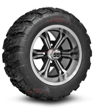 12-inch-transformer-black-machined-golf-cart-wheels-and-20x10-12-aurora-all-terrain-tires-combo-ezgo-clubcar-yamaha-petesgolfcarts-BNDL-TR1282-WH1240