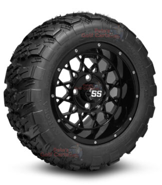 12-inch-matrix-gloss-black-golf-cart-wheels-and-20x10-12-aurora-all-terrain-tires-combo-ezgo-clubcar-yamaha-petesgolfcarts-BNDL-TR1282-WH1250