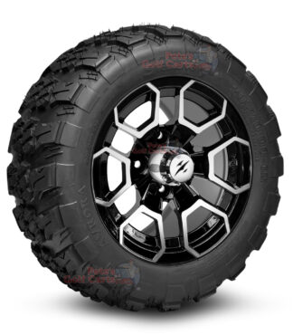 12-inch-talon-black-machined-golf-cart-wheels-and-20-10-12-aurora-all-terrain-tires-combo-ezgo-clubcar-yamaha-petesgolfcarts-BNDL-TR1282-WH1271
