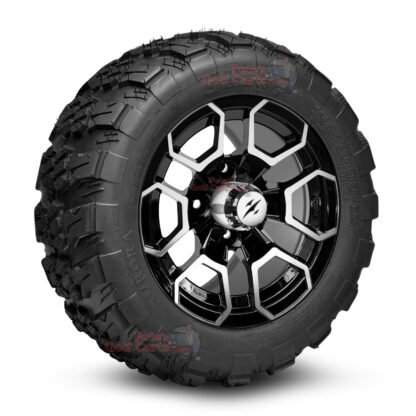12-inch-talon-black-machined-golf-cart-wheels-and-20-10-12-aurora-all-terrain-tires-combo-ezgo-clubcar-yamaha-petesgolfcarts-BNDL-TR1282-WH1271
