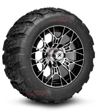 12-inch-tarantula-black-machined-golf-cart-wheels-and-20x10-12-all-terrain-tires-combo-ezgo-clubcar-yamaha-petesgolfcarts-BNDL-TR1282-WH1275
