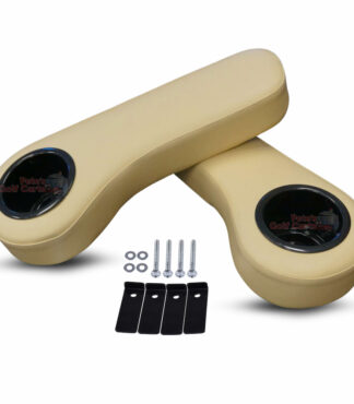 Buff-Golf-Cart-cup-holders-arm-rest-cushions-AR0005-with-hardware-and-support-brackets-BUFF-OEM-Club-Car