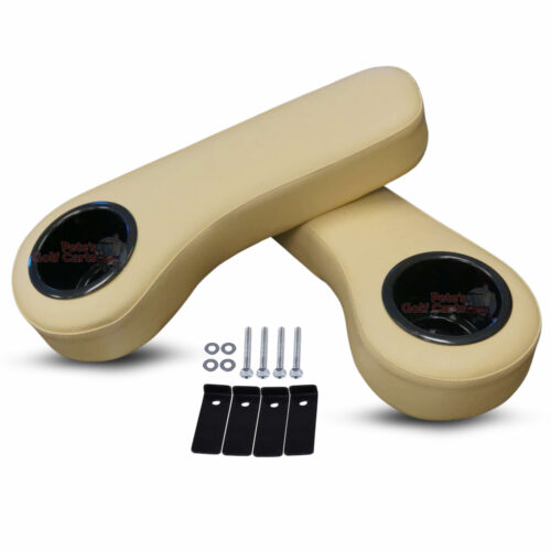 Buff-Golf-Cart-cup-holders-arm-rest-cushions-AR0005-with-hardware-and-support-brackets-BUFF-OEM-Club-Car