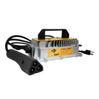 Golf cart smart battery charger for EZGO TXT and RXV 48 Volt models, Item # CHEZ01.