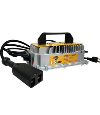 36 volt Powerwise connector golf cart charger for EZGO TXT models, made by SGC, Item # CHEZ02.