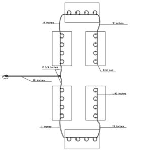 Club Car CarryAll Golf Cart Battery Watering System 48 Volt 6x 8v