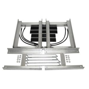 Club Car DS Battery Tray Conversion Kit 12v to 8v All Aluminum