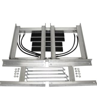 Club Car DS Battery Tray Conversion Kit 12v to 8v All Aluminum
