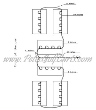 Club Car Onward Golf Cart Battery Watering System