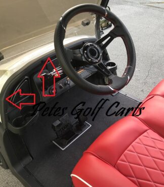 Club Car Precedent Golf Cart Dash Trim Black