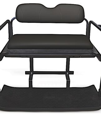 Club-Car-Precedent-Golf-Cart-rear-seat-kit-2004-up-black-cushions