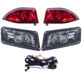 Club-Car-Tempo-LED-golf-cart-Light-Kit-headlights-Tail-lights