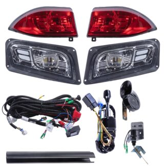 Club-car-tempo-street-legal-deluxe-LED-golf-cart-light-kit-horn-turn-signals-c