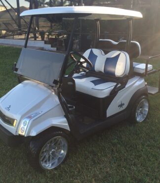 Custom Club Car Golf Cart 2015 White/Blue