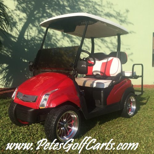 Custom Club Car Caddy Golf Cart Xmas Edition All New