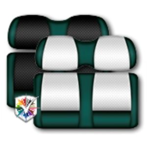 Custom Golf Cart Seats Classic Green
