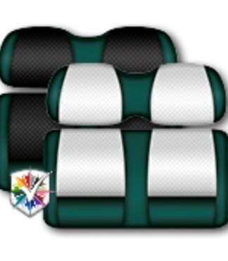 Custom Golf Cart Seats Classic Green