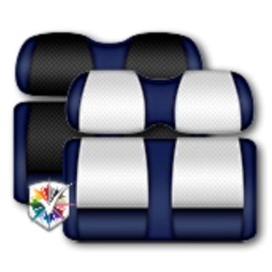 Custom Golf Cart Seats, Navy Blue, Clubhouse Series by DoubleTake