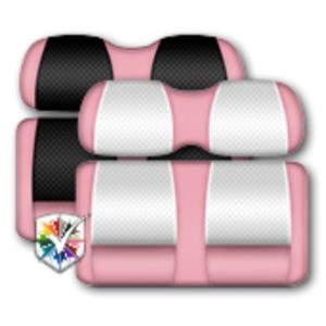 Custom Golf Cart Seats Classic Pink
