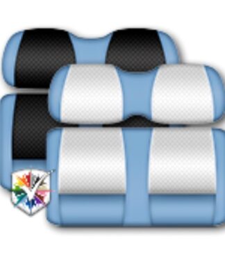 Custom Golf Cart Seats Classic Sky Blue