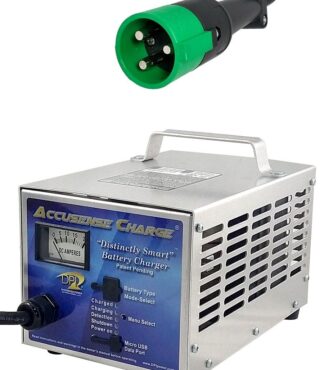 DPI 72 Volt Golf Cart Battery Charger - Star Car Green 3 Pin Connector