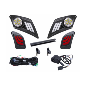 Yamaha Drive 2 Deluxe Street Legal LED Golf Cart Light Kit | 2017+ Gas & Electric Carts 12-48v Applications