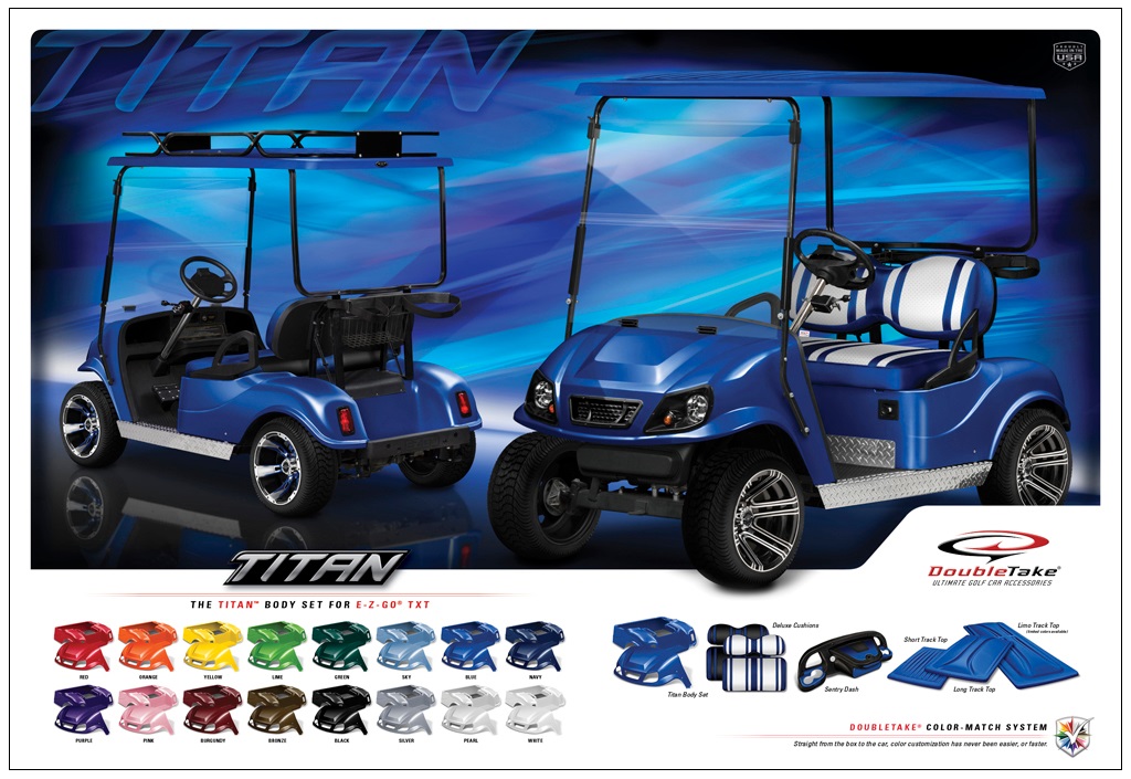 DoubleTake TiTan Golf Cart Body Kit Ezgo TxT