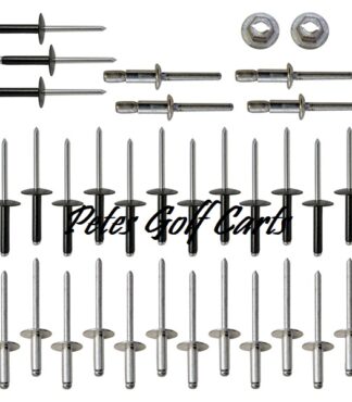 EZGO Golf Cart Complete Body Rivet Kit 1994 and Up TxT WM