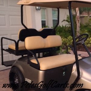 EZGO Golf Cart Seats Front Kit ST TxT MPT Models 1994 and Up Complete with Handles/Hinges