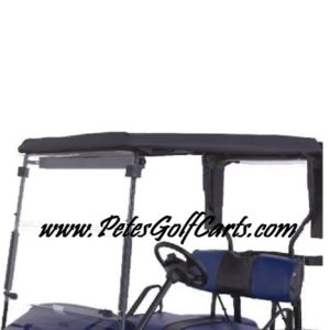 Black 54" EZGO RXV Golf Cart Top (fits 2008 and Up)