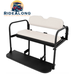 EZGO RXV Golf Cart Rear Seat Kit - White | RideAlong