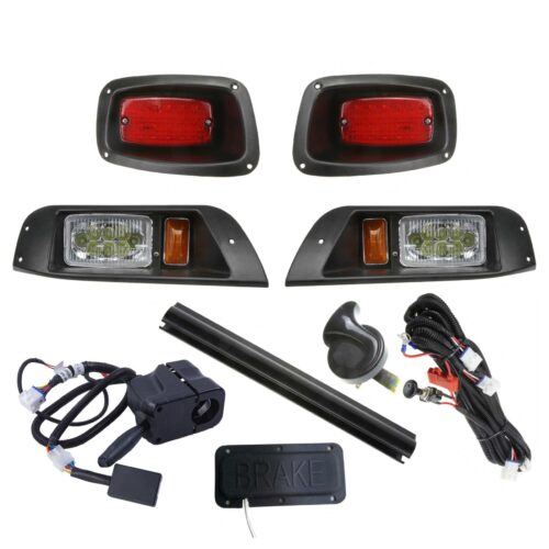 EZGO-TXT-Medalist-golf-cart-light-kit-street-legal-1994-2013-turn-signals-horn-high-low-beam-adjustable-comp