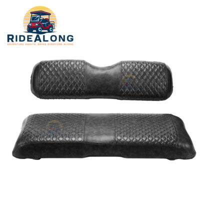 EZGO-TXT-RXV-FRONT-Seat-Cover-Black-RideAlong-Petes-Golf-Carts