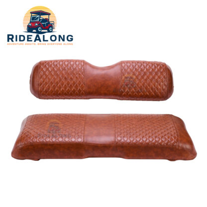 EZGO TXT (1994–2013) Golf Cart Front Seat Covers - Black or Caramel (Brown) | RideAlong - Image 3