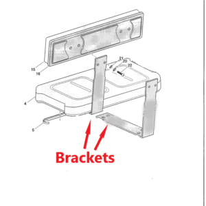 DISCO-E-Z-GO Workhorse Front Seat Assembly Bracket