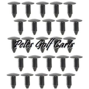 1" Black Christmas Tree Rivets (Bag of 20)