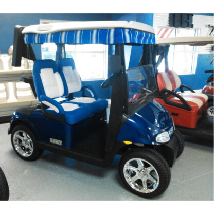 El Tigre American Sportster High-Back Custom Golf Cart Seat Pete's Golf Carts Club Car EZGO Yamaha ICON Advanced EV