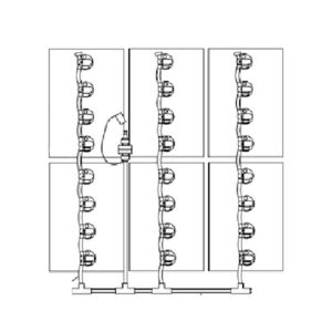 Evolution Golf Cart Battery Watering System 48v - 6x 8v