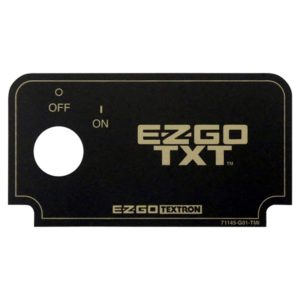 Decal, Key Switch, E-Z-Go TXT/Medalist