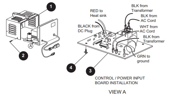 Ezgo Powerwise Charger Illustration Exploded View