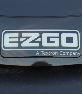 Ezgo Rxv Golf Cart Emblem Black Silver